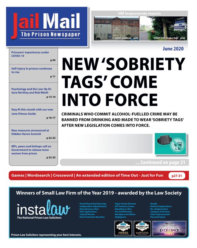 Jail Mail UK –  Prison Newspaper