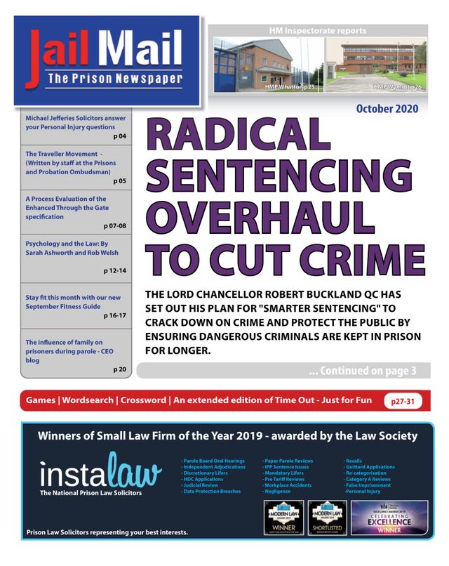 Jail Mail UK –  Prison Newspaper