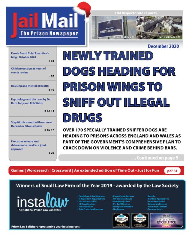 Jail Mail UK –  Prison Newspaper