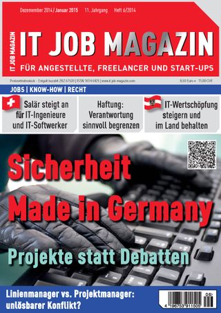 IT Job Magazin  Cover - August / September 2015 Edition