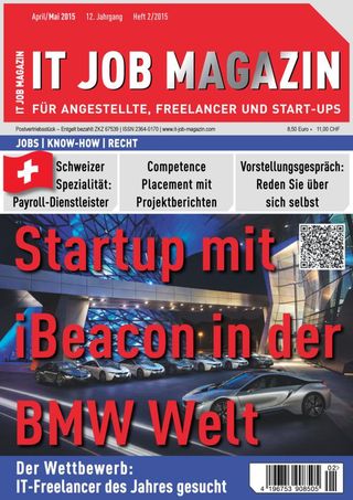 IT Job Magazin  Cover - August / September 2015 Edition