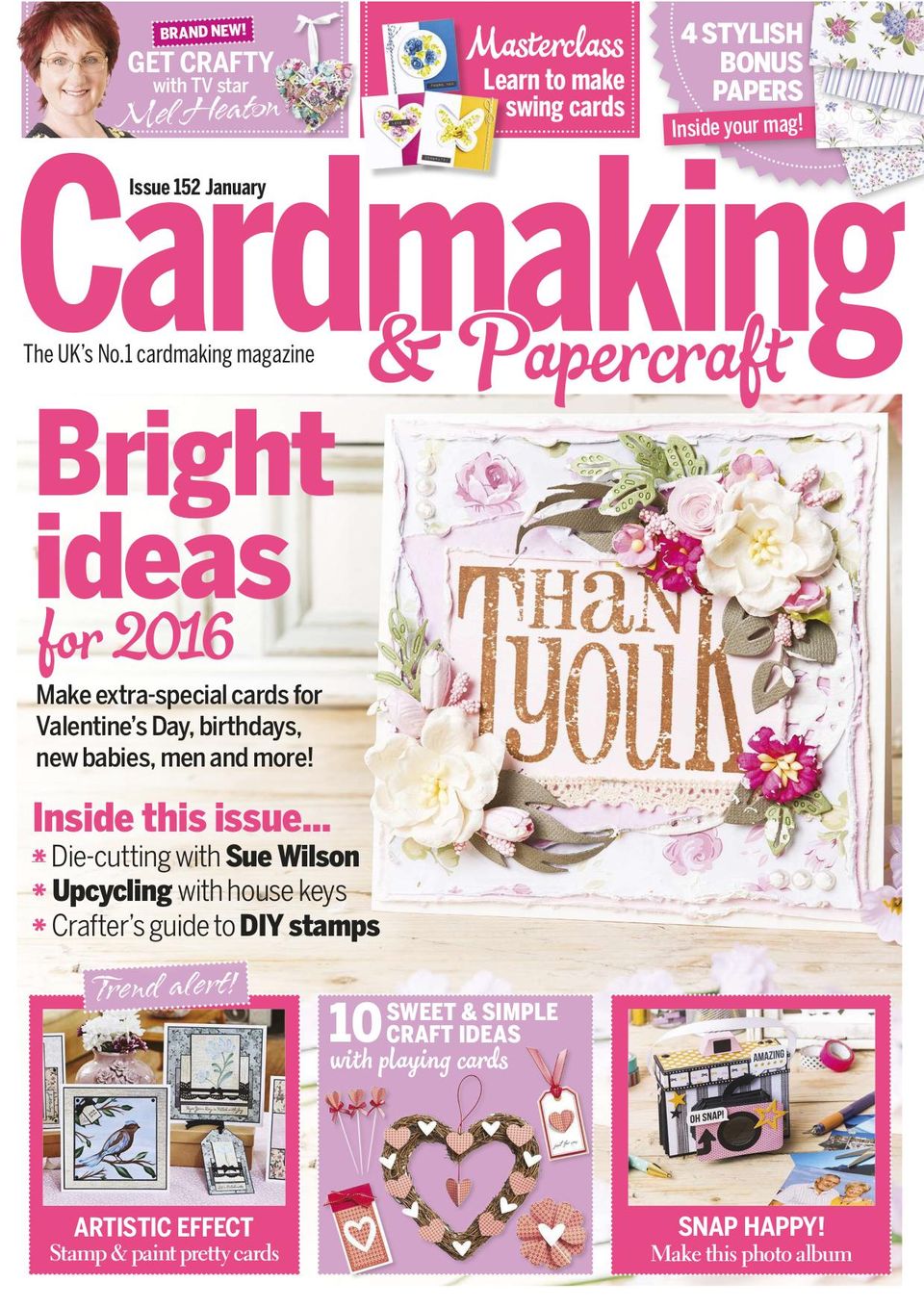 Cardmaking and PapercraftJanuary 2016 Magazine