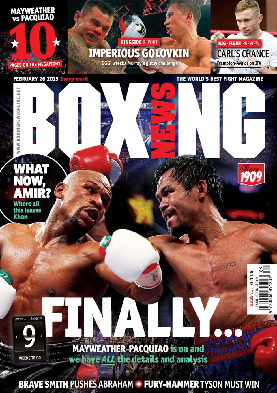 Boxing NewsFebruary 26 2015 Magazine Get your Digital Subscription