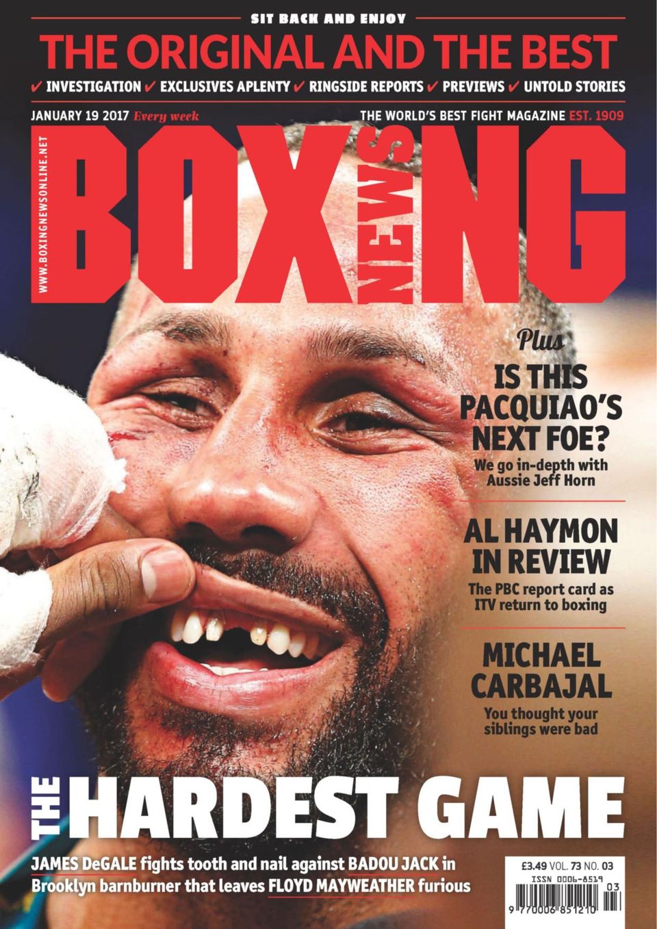 Boxing NewsJanuary 19,2017 Magazine Get your Digital Subscription