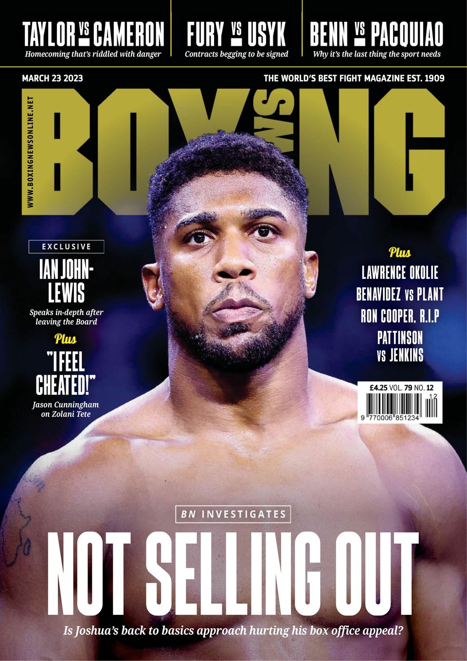Boxing News Magazine Get your Digital Subscription