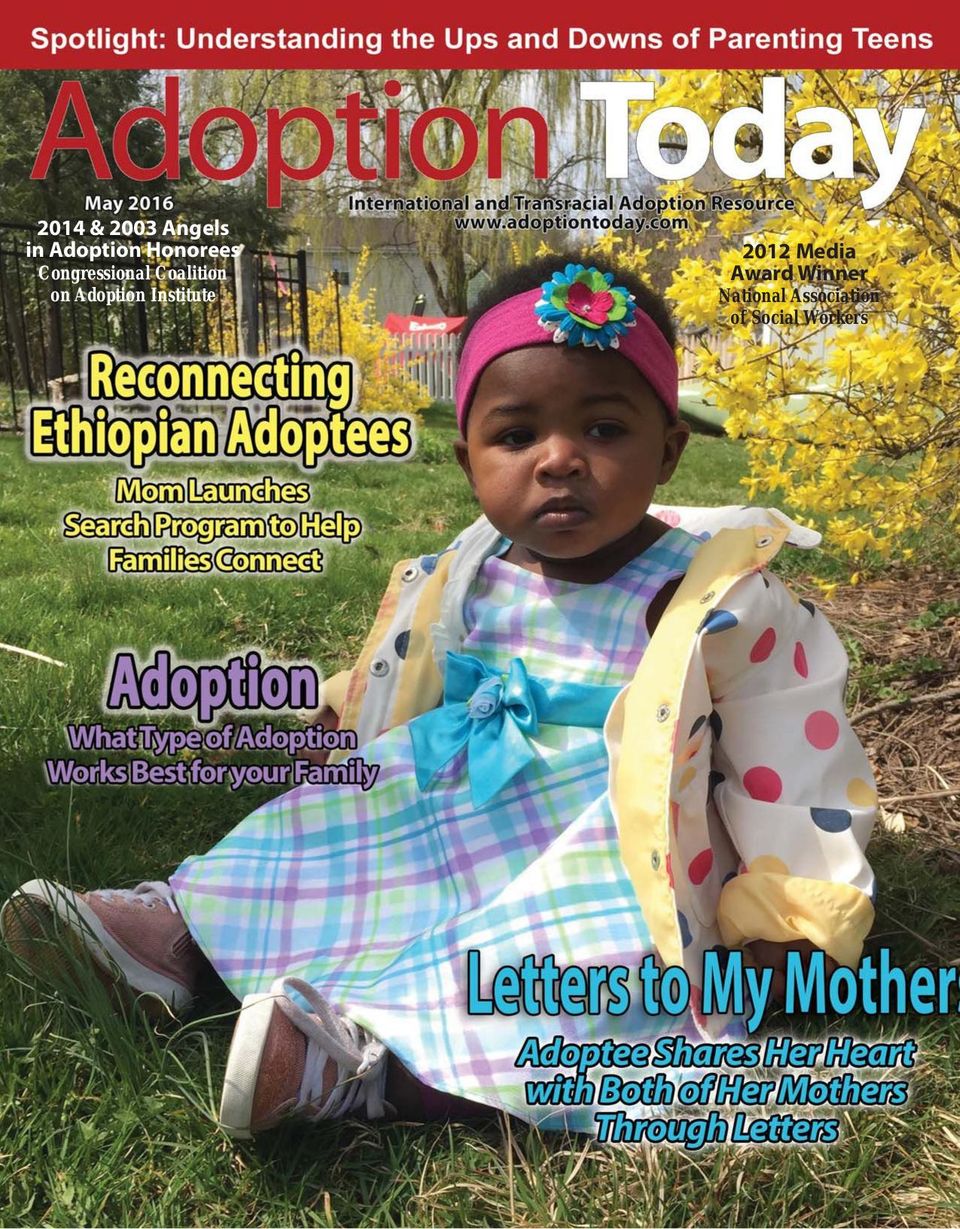 Adoption TodayMay 2016 Magazine Get your Digital Subscription