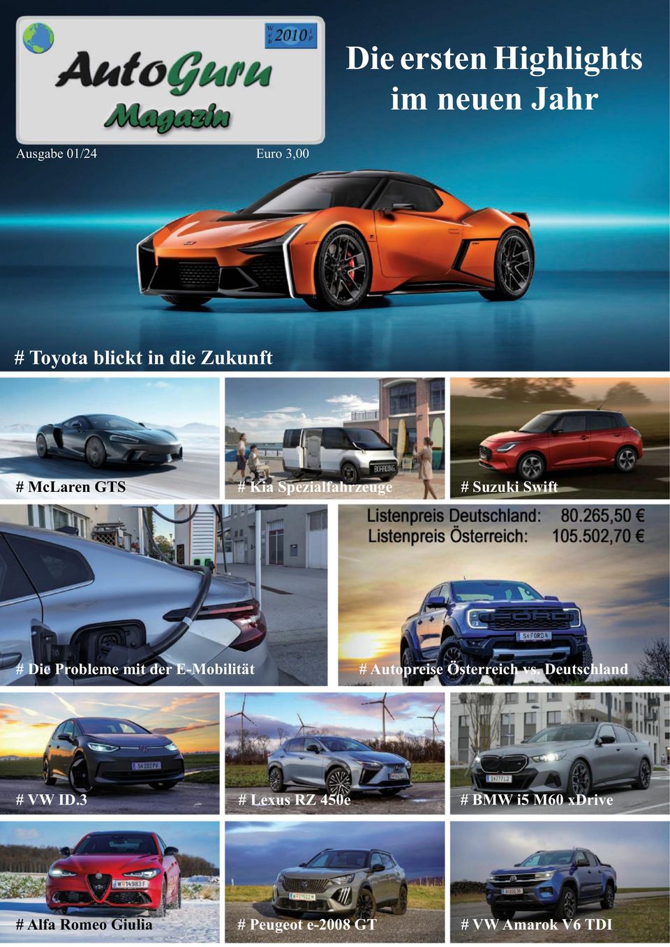Autoguru.at Magazin Ausgabe 01/2024