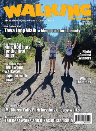 Walking New Zealand - 328 July 2025 Walking New Zealand Cover - 328 July 2025 Edition
