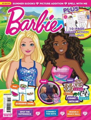 Barbie magazine cover game sale