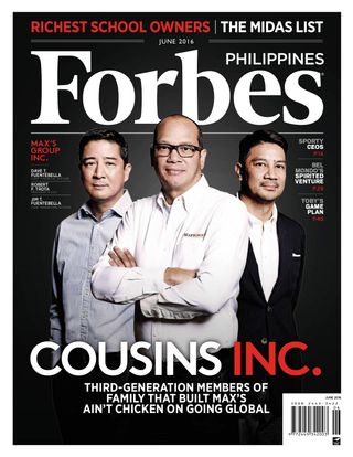 Forbes Philippines  Cover - December 2016 Edition