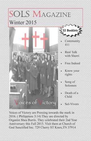 Sols Magazine - Winter 2015 Sols Magazine Cover - Winter 2015 Edition