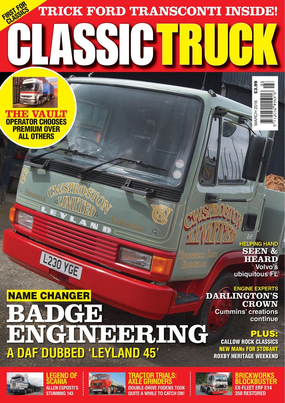 Classic TruckMarch 2016 Magazine Get your Digital Subscription