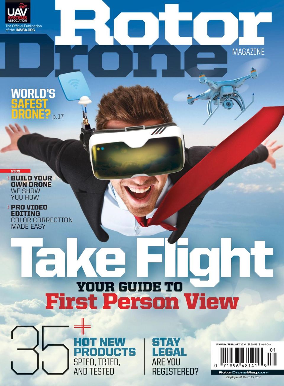 RotorDroneJanuary/ February 2016 Magazine Get your Digital Subscription