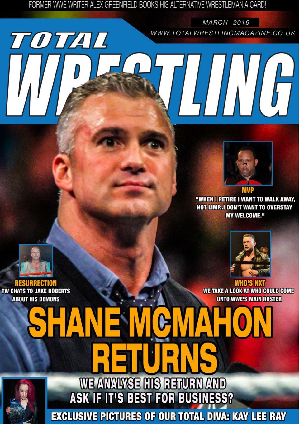 Total Wrestling MagazineMarch 2016 Magazine Get your Digital Subscription