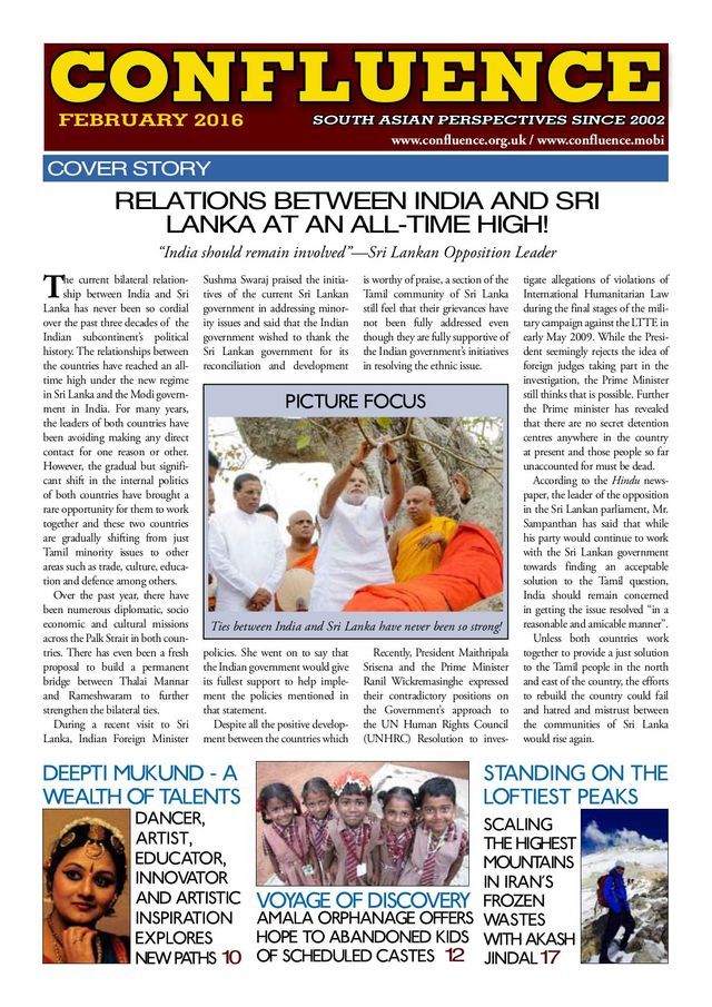Confluence South Asian Perspectives