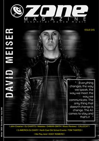 Zone Magazine - Issue 45 - David Meiser Zone Magazine Cover - Issue 45 - David Meiser Edition