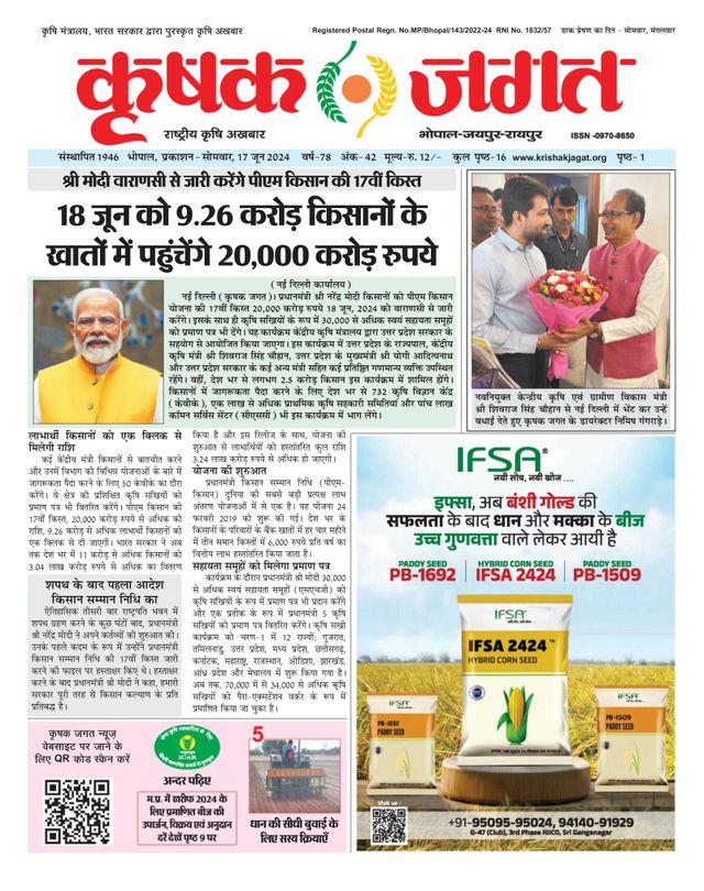 Krishak Jagat - Madhya Pradesh