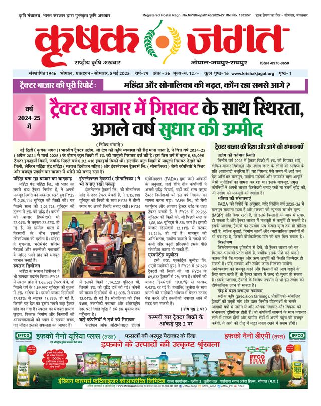 Krishak Jagat - Madhya Pradesh