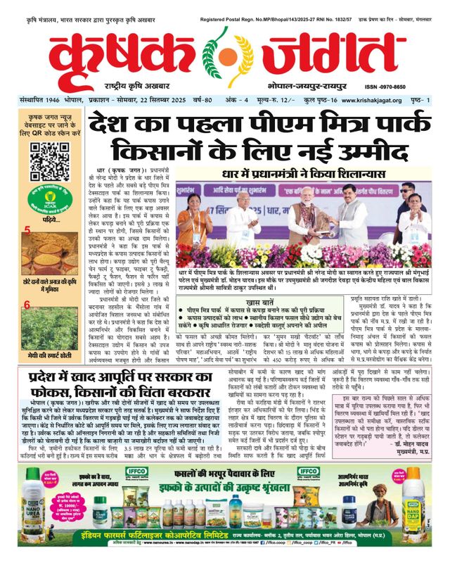 Krishak Jagat - Madhya Pradesh