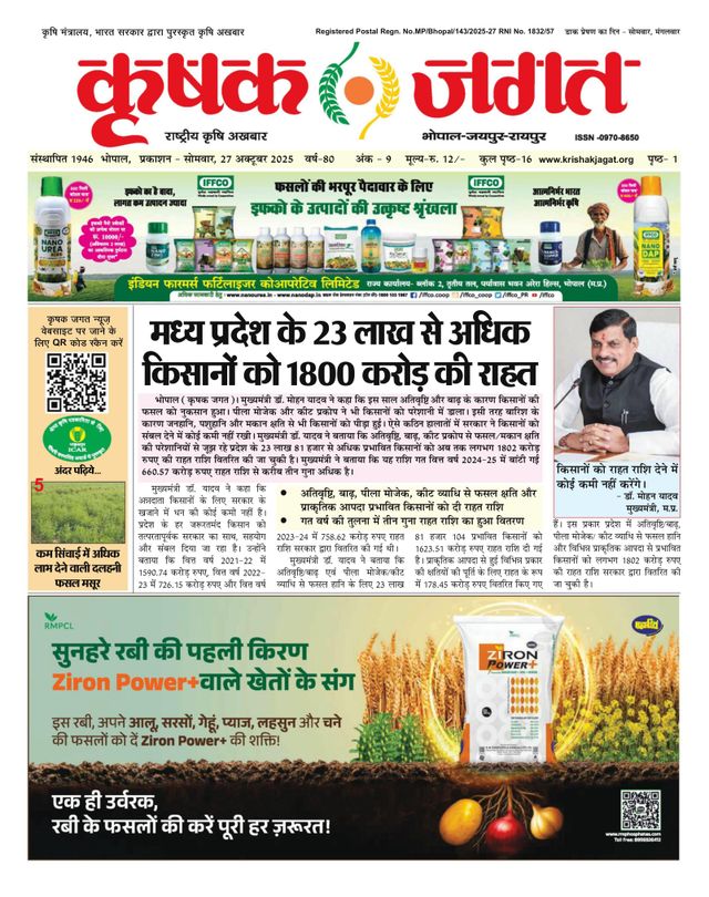 Krishak Jagat - Madhya Pradesh