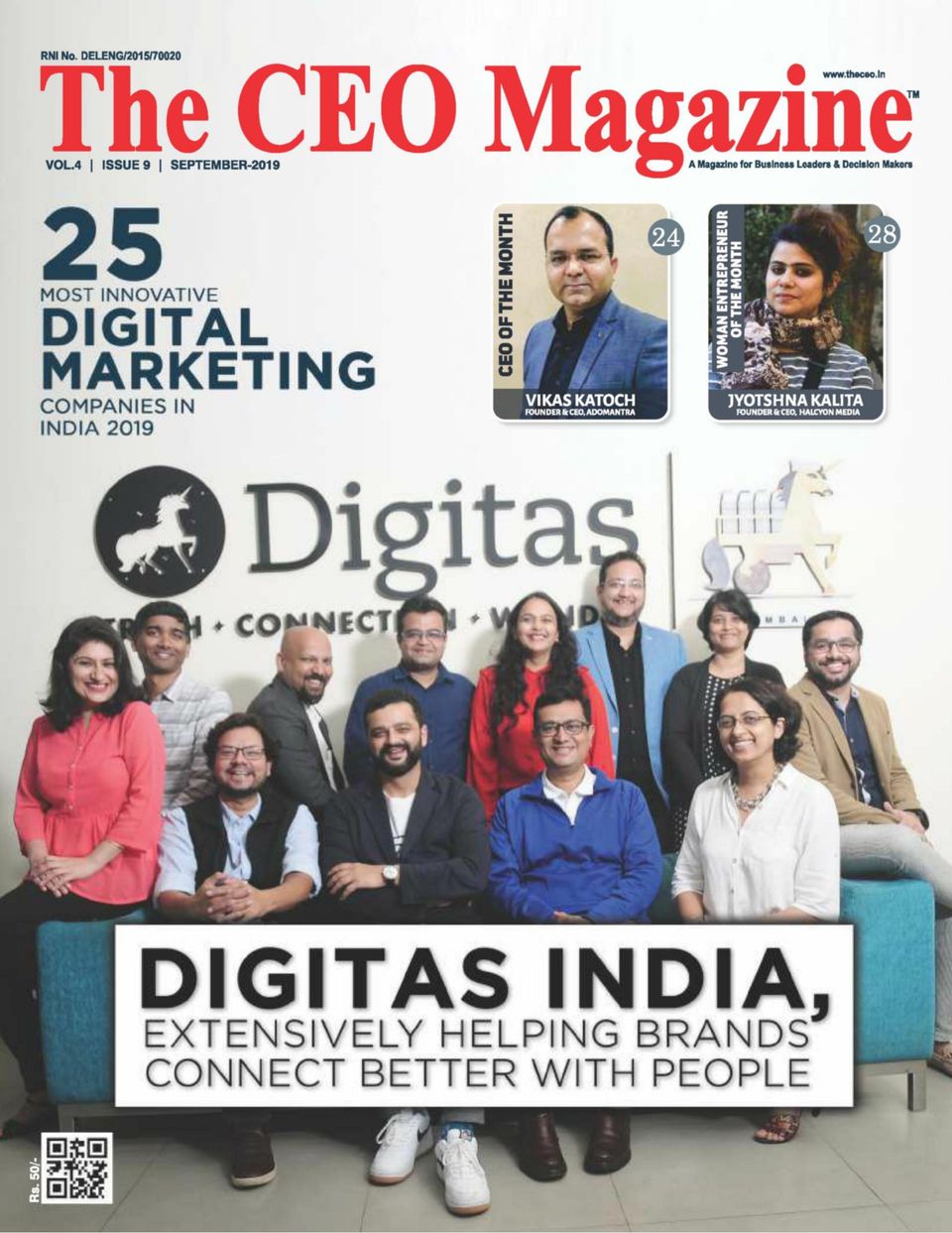 The CEO Magazine IndiaSeptember 2019 Magazine