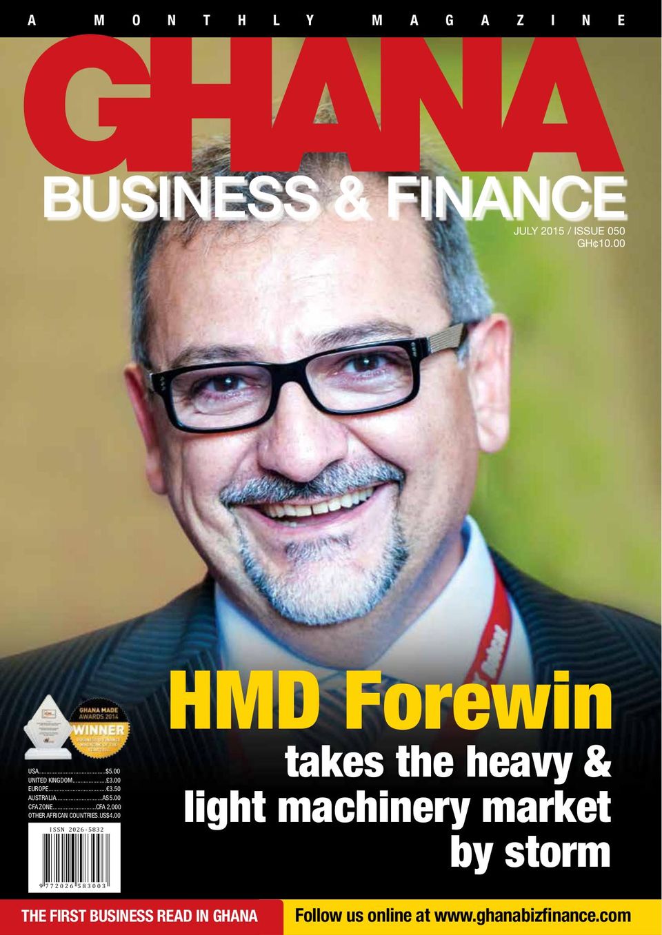Ghana Business & FinanceJuly 2015 Magazine Get your Digital Subscription