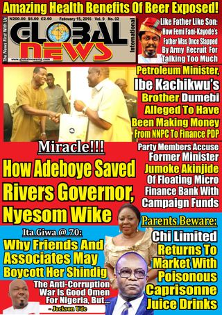 Global News - February 15, 2016 Global News Cover - February 15, 2016 Edition