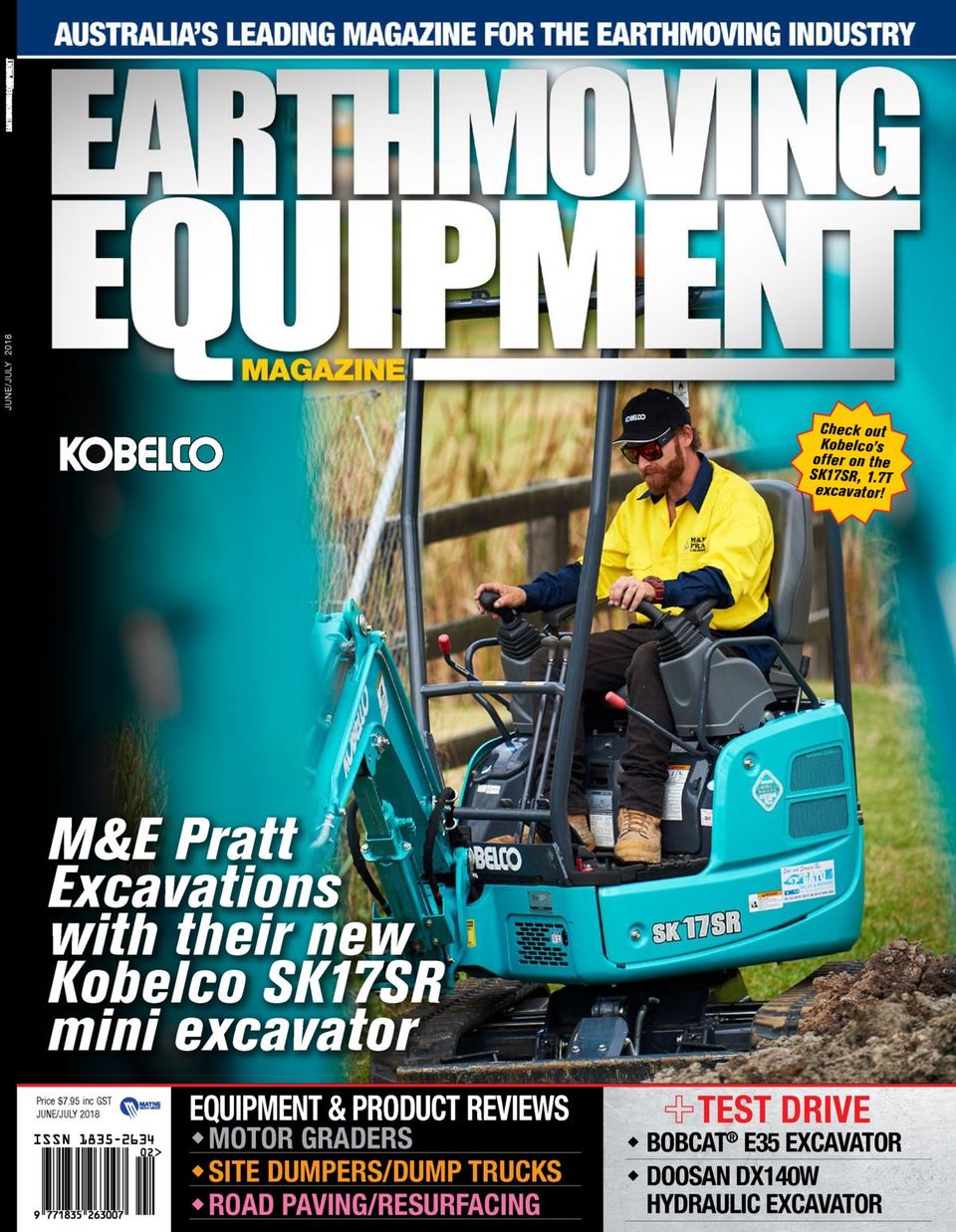 Earthmoving Equipment MagazineJune July 2018 Magazine
