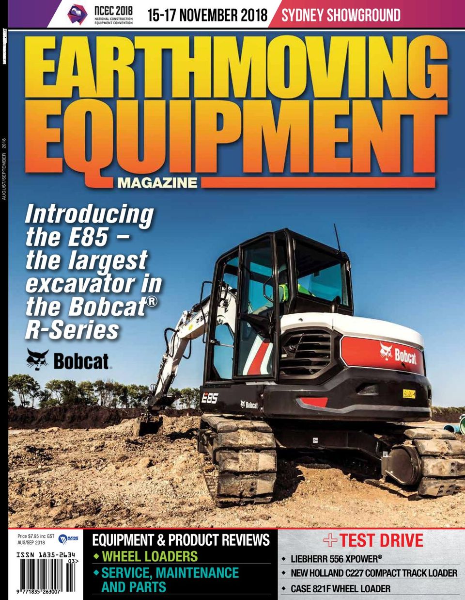 Earthmoving Equipment MagazineAugust September 2018 Magazine