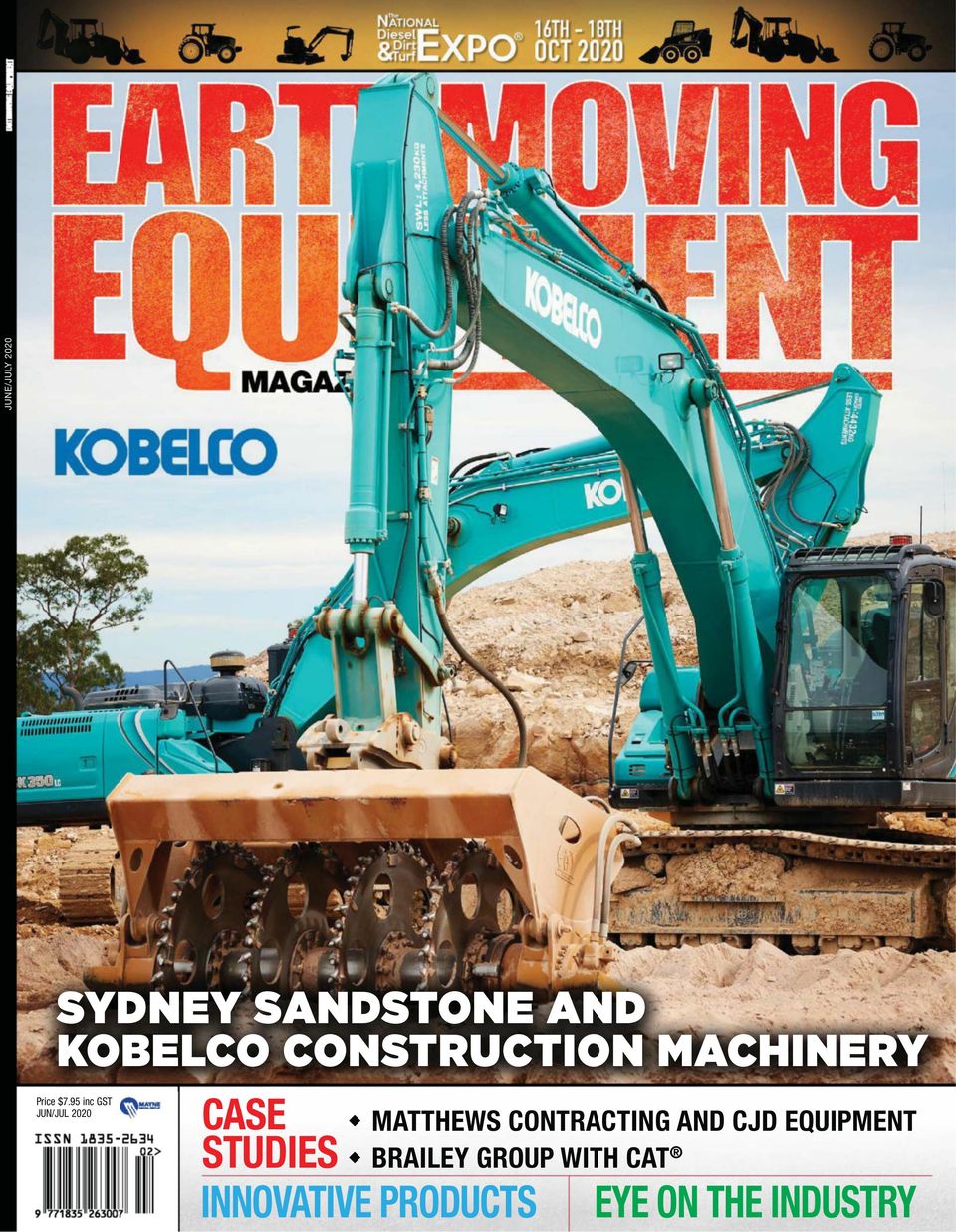 Earthmoving Equipment MagazineJune July 2020 Magazine