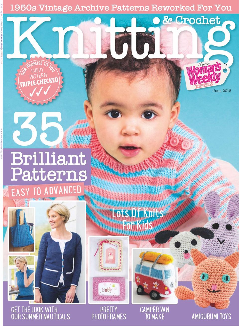 Knitting & Crochet from Woman's WeeklyJune 2018 Magazine
