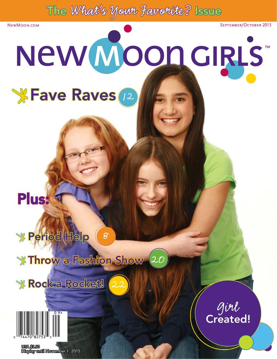 New Moon Girls Sept/Oct 2015 Magazine Get your Digital Subscription