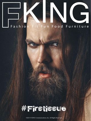 F King Magazine  Cover - First Issue Edition