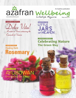 Azafran Wellbeing  Cover - May - June 2017 Edition