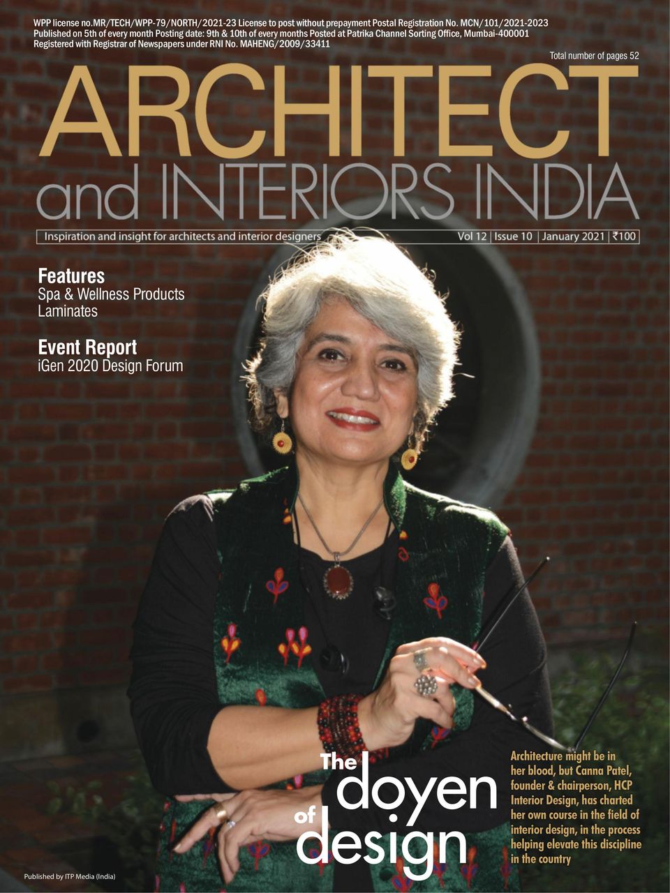 Architect and Interiors IndiaJanuary 2021 Magazine