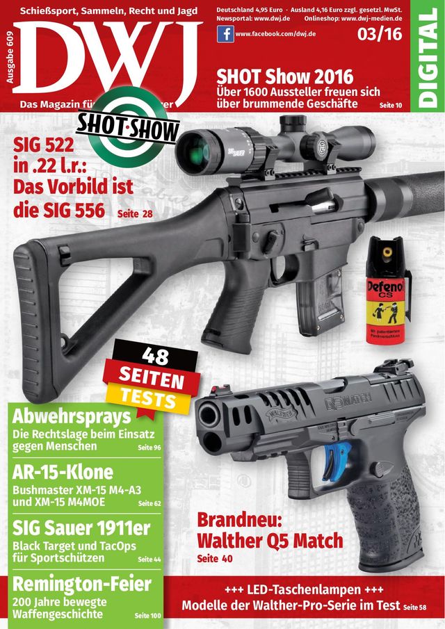 DWJ - Magazin für Waffenbesitzer