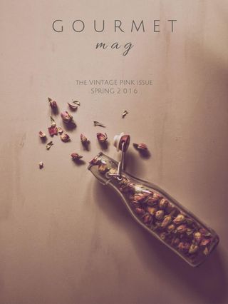 Gourmet Mag  Cover - Spring 2016 - The Vintage Pink Issue Edition