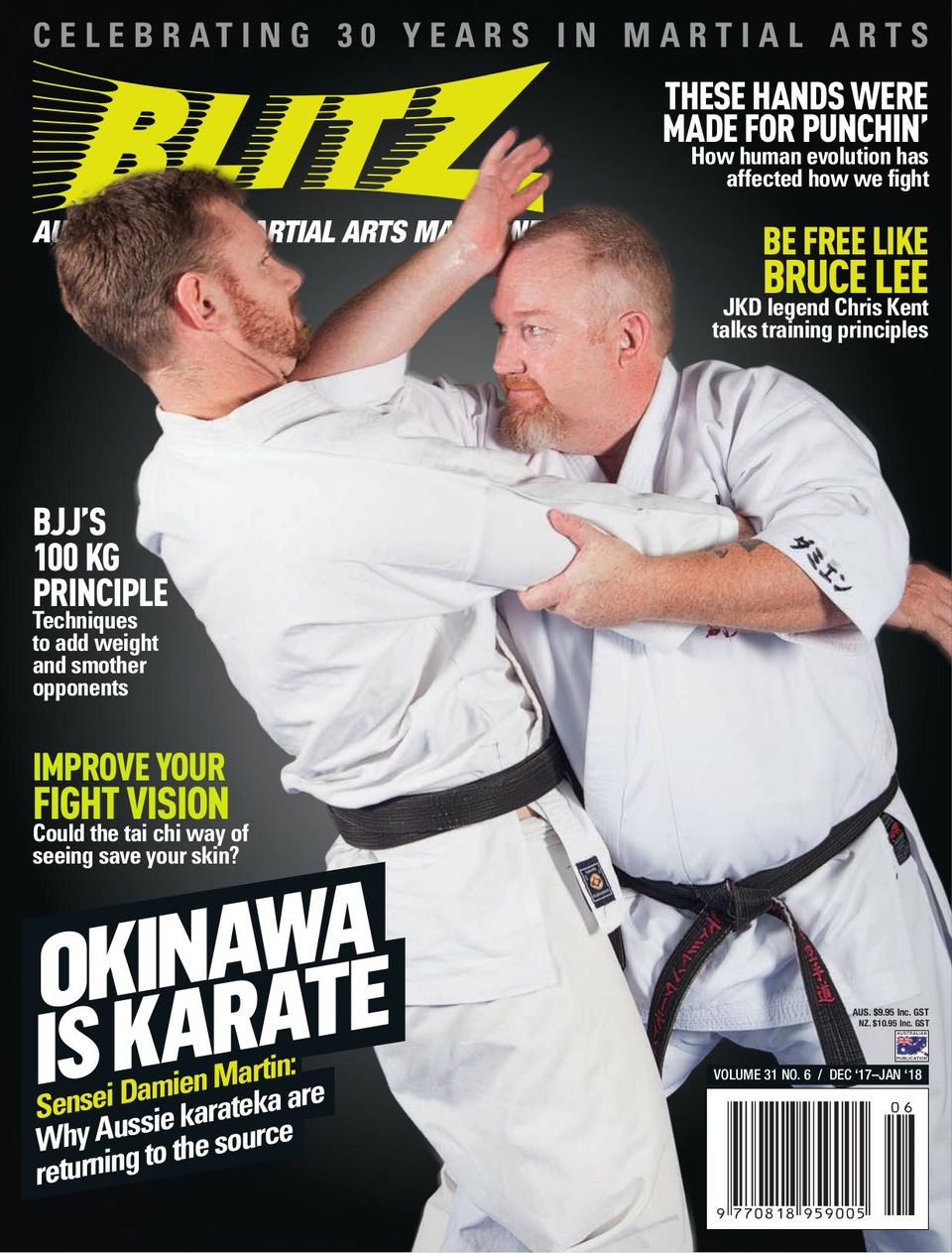 Blitz Martial Arts MagazineDecember 2017 January 2018 Magazine
