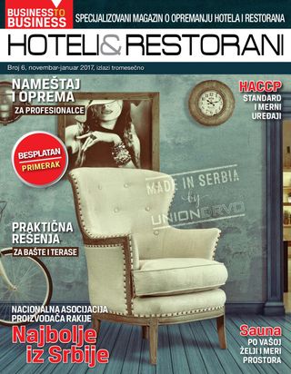 Hoteli i restorani - November - January 2017 Hoteli i restorani Cover - November - January 2017 Edition