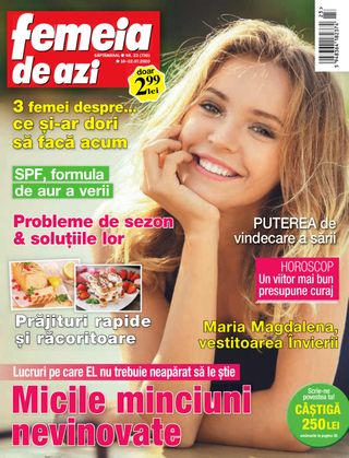 Femeia de azi - NR 20 2025 Femeia de azi Cover - NR 20 2025 Edition