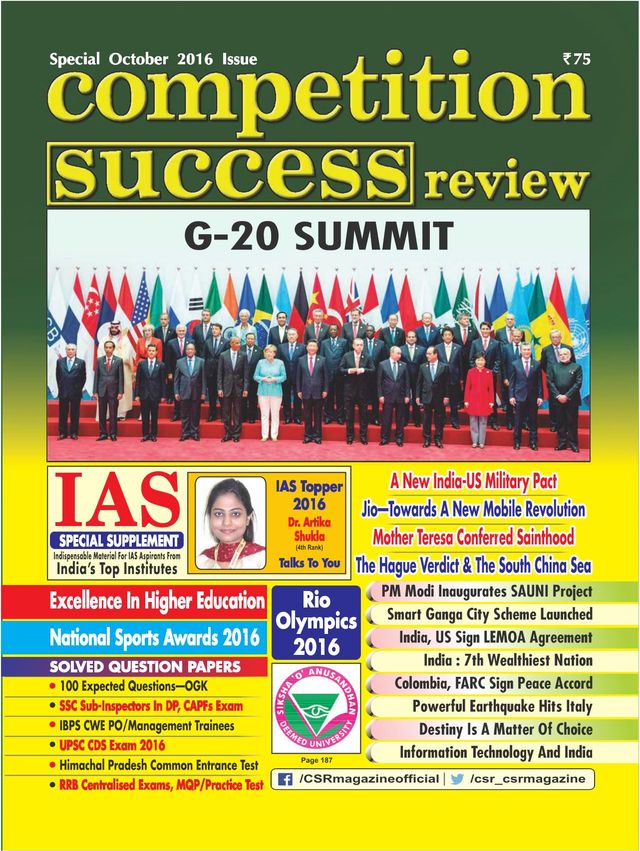 Competition Success Review