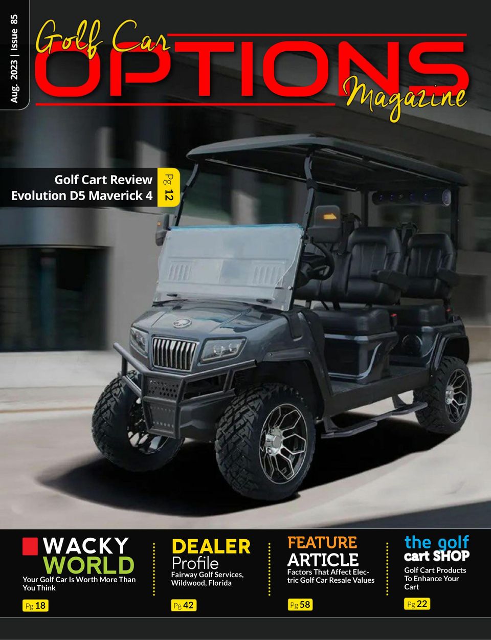 Golf Car OptionsAugust 2023 Magazine Get your Digital Subscription