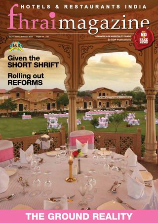 FHRAI Magazine - February 2021 FHRAI Magazine Cover - February 2021 Edition