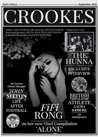 Crookes Magazine  Cover - Ninth Edition September 2016 Edition