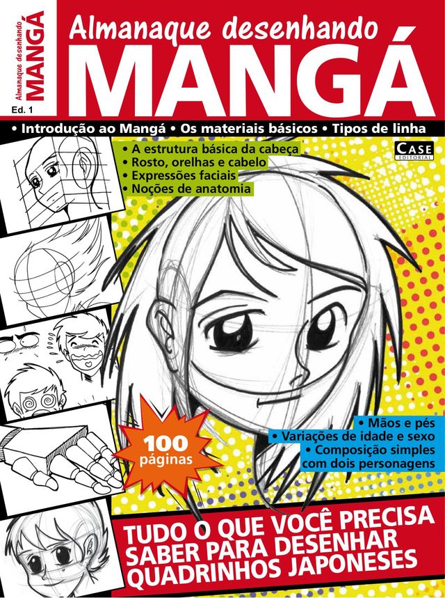 Almanaque desenhando mangá
