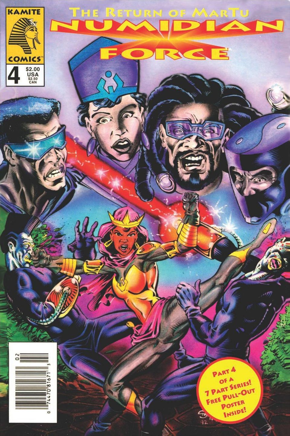 Numidian ForceNumidian Force Classic 4 'The Return Of Martu!' Magazine
