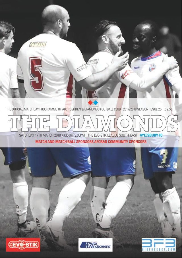 AFC Rushden & Diamonds Matchday Programme