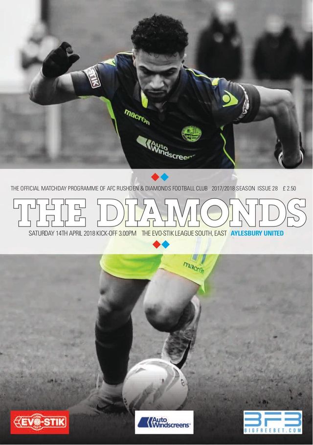 AFC Rushden & Diamonds Matchday Programme