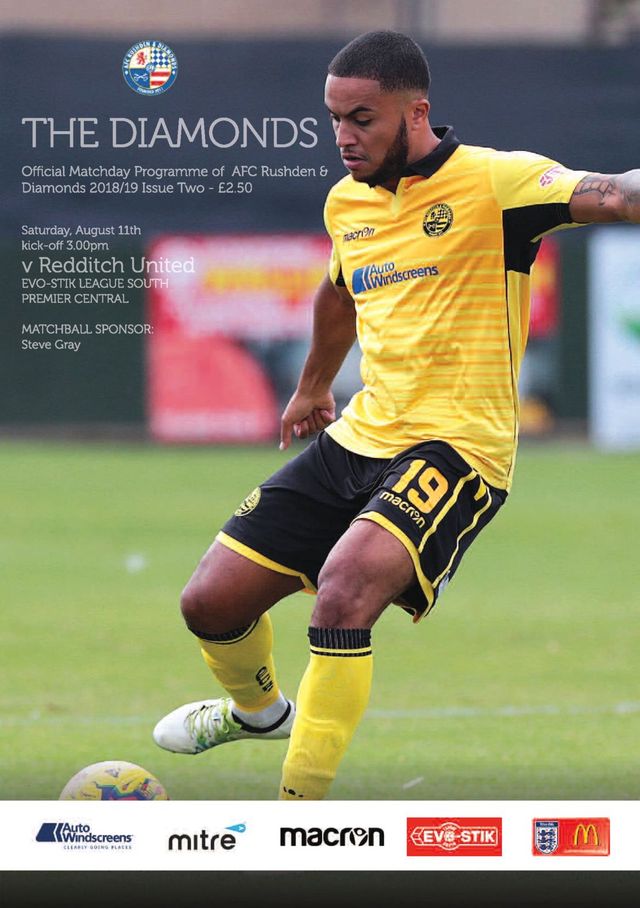 AFC Rushden & Diamonds Matchday Programme