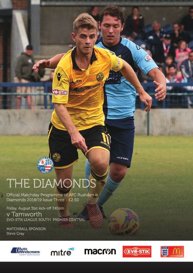 AFC Rushden & Diamonds Matchday Programme